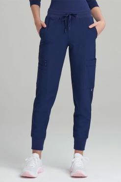 Women's 12-Pocket Scrub Jogger Pants -Natori Sales Shop 12 Pocket Scrub Jogger Pants Navy by Natori 06357.1644936467