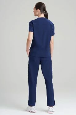 Women's 3-Pocket V-Neck Scrub Top -Natori Sales Shop 3 Pocket V Neck Top Navy by Natori 3 12435.1644936712