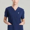Women's 3-Pocket V-Neck Scrub Top