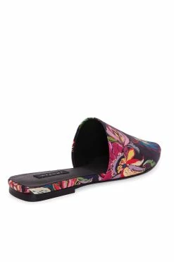 Adore Sayuri Floral Slide -Natori Sales Shop Adore Sayuri Floral Slide Black by Natori 4 41605.1656010637