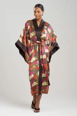 Agathe Kimono Silk Robe