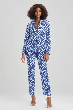 Akira-Cotton Sateen Tailored Blazer Jacket