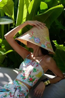 Amanpulo Cotton Poplin Bustier 6 Amanpulo Cotton Poplin Bustier -Natori Sales Shop Amanpulo Cotton Poplin Bustier White Sand by Natori 64617.1682626422