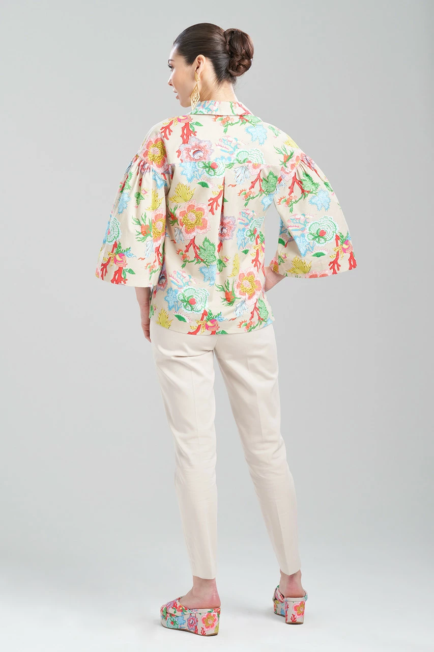 Amanpulo Cotton Poplin Oversized Pleated Top 2 Amanpulo Cotton Poplin Oversized Pleated Top - Image 2