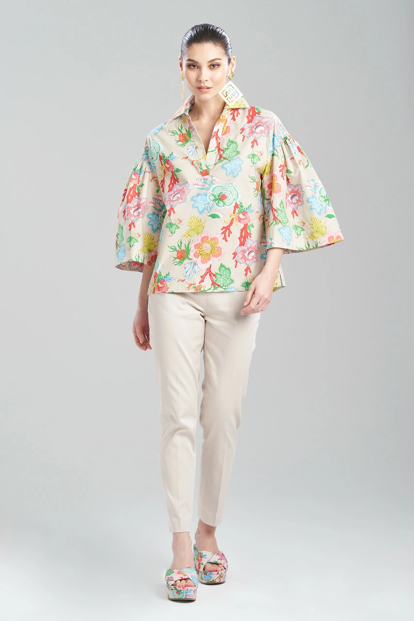 Amanpulo Cotton Poplin Oversized Pleated Top 1 Amanpulo Cotton Poplin Oversized Pleated Top