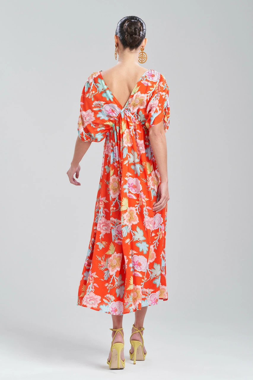 Amanpulo Obi Silk Beaded Kimono Dress 2 Amanpulo Obi Silk Beaded Kimono Dress - Image 2