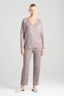 Animale Printed Mirage Cocoon V-Neck Top