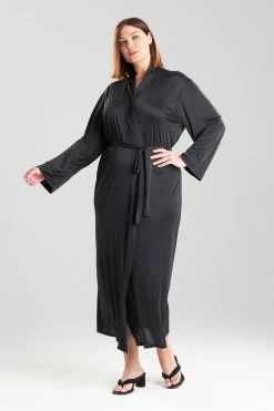 Aphrodite Robe 48 Aphrodite Robe -Natori Sales Shop Aphrodite Robe Black by Natori 3 54125.1658854666