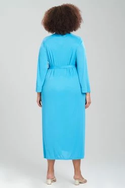 Aphrodite Robe 63 Aphrodite Robe -Natori Sales Shop Aphrodite Robe Heather Aurora Blue by Natori 2 70870.1674143903