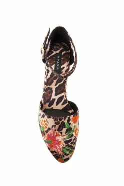 Artsy Chikayo Satin Embroidery Espadrille -Natori Sales Shop Artsy Chikayo Satin Embroidery Espadrille Chestnut by Natori 7 96108.1686671413