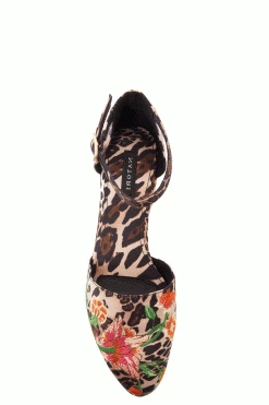 Artsy Chikayo Satin Embroidery Espadrille -Natori Sales Shop Artsy Chikayo Satin Embroidery Espadrille Chestnut by Natori 94222.1686671403