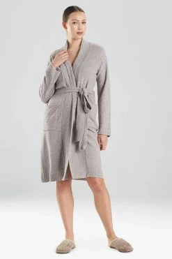 Aura Heather Robe 22 Aura Heather Robe -Natori Sales Shop Aura Robe Heather Truffle N Natori 67668.1692957018
