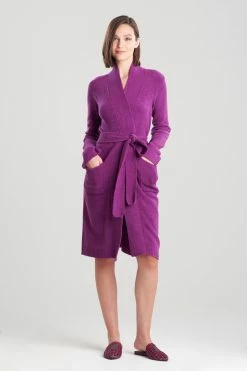 Aura Solid Robe 32 Aura Solid Robe -Natori Sales Shop Aura Solid Robe Persian Purple by N Natori 82882.1668024791