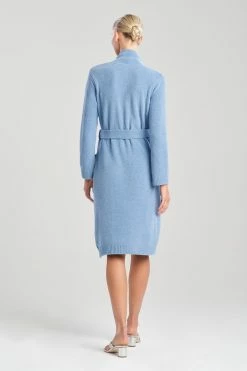 Aura Solid Robe 35 Aura Solid Robe -Natori Sales Shop Aura Solid Robe Spa Blue by N Natori 2 59629.1668025012
