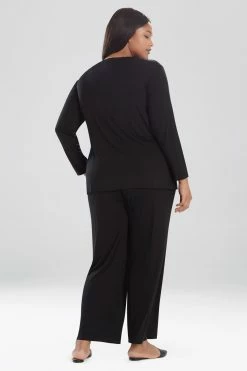 Feathers Essentials PJ -Natori Sales Shop B76129 BLK 8 87916.1600723499