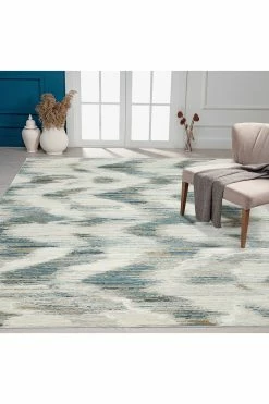 Bliss- Ikat Blue/Grey Rug -Natori Sales Shop BL 117 L 56653.1623105706