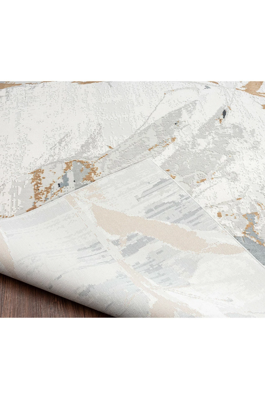 Bliss- Abstract Floral Neautrals Rug 3 Bliss- Abstract Floral Neautrals Rug - Image 3