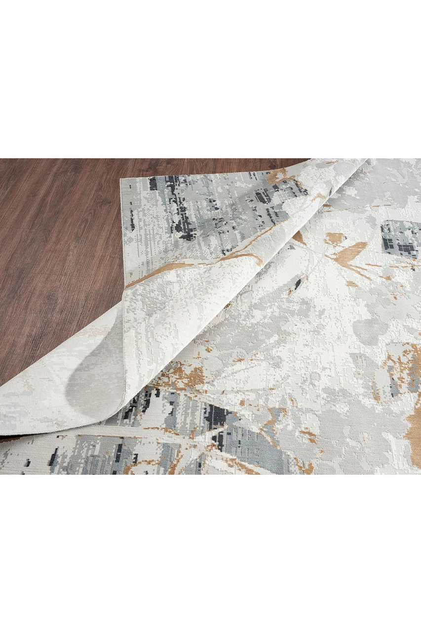 Bliss- Abstract Floral Neautrals Rug 4 Bliss- Abstract Floral Neautrals Rug - Image 4