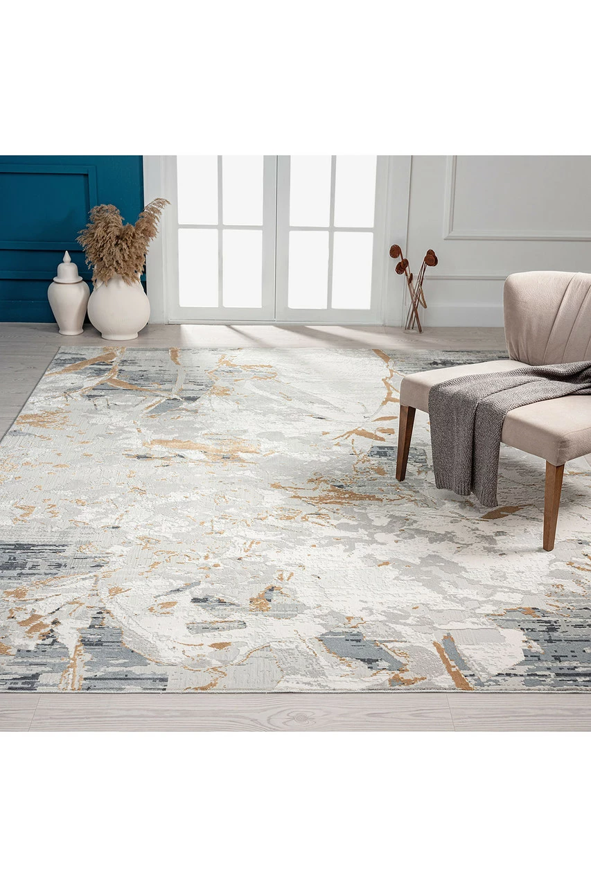 Bliss- Abstract Floral Neautrals Rug 11 Bliss- Abstract Floral Neautrals Rug - Image 11