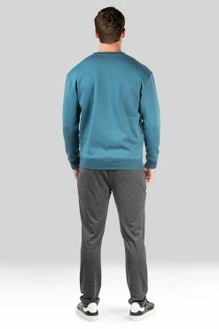 Bagani Brushed Fleece Side Zip Pullover Sweatshirt -Natori Sales Shop Bagani Brushed Fleece Side Zip Pullover Sweatshirt Stargazer by Natori 3 22491.1659390317