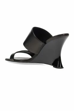 Balli High Wedge Slide Sandals -Natori Sales Shop Balli High Wedge Slide Sandals Black by Natori 4 48418.1677002574