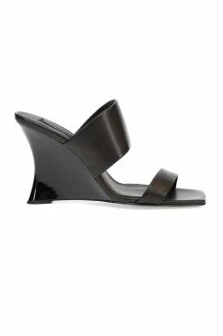 Balli High Wedge Slide Sandals -Natori Sales Shop Balli High Wedge Slide Sandals Black by Natori 5 82500.1677002585