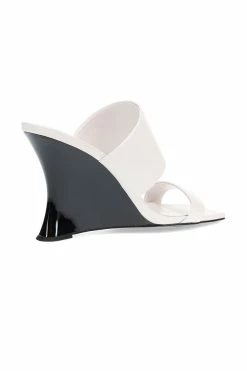 Balli High Wedge Slide Sandals -Natori Sales Shop Balli High Wedge Slide Sandals White by Natori 2 22296.1677002602