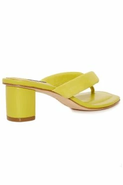 Bay Suede Thong Sandal 72 Bay Suede Thong Sandal -Natori Sales Shop Bay Suede Thong Chartreuse by Natori 4 70676.1686601642