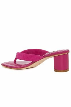 Bay Suede Thong Sandal 55 Bay Suede Thong Sandal -Natori Sales Shop Bay Suede Thong Dragonfruit by Natori 2 21927.1686601462