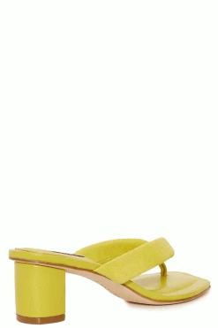Bay Suede Thong Sandal 69 Bay Suede Thong Sandal -Natori Sales Shop Bay Suede Thong Sandal Chartreuse by Natori 4 25434.1686601637