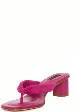 Bay Suede Thong Sandal 52 Bay Suede Thong Sandal -Natori Sales Shop Bay Suede Thong Sandal Dragonfruit by Natori 2 73846.1686601459