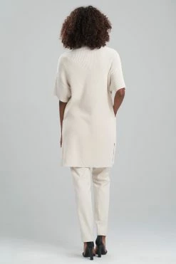 Beijing Textured Knit Cardigan -Natori Sales Shop Beijing Textured Knit Cardigan Ecru by Natori 2 78294.1640816923