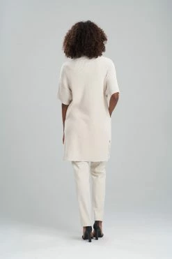 Beijing Textured Knit Cardigan -Natori Sales Shop Beijing Textured Knit Cardigan Ecru by Natori 2 97622.1640816921