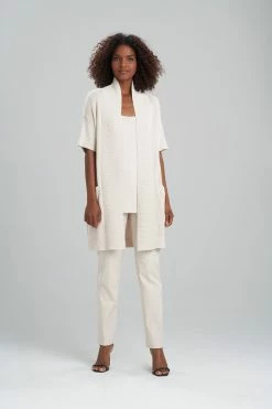 Beijing Textured Knit Cardigan -Natori Sales Shop Beijing Textured Knit Cardigan Ecru by Natori 93656.1640816915