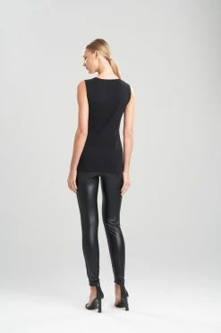 Beijing Textured Knit Tank -Natori Sales Shop Beijing Textured Knit Tank Black by Natori 2 14720.1640817374