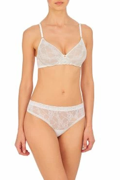 Bliss Allure One-Size Lace Thong -Natori Sales Shop Bliss Allure Contour Underwire Bra Thong White by Natori 9 93899.1686939455