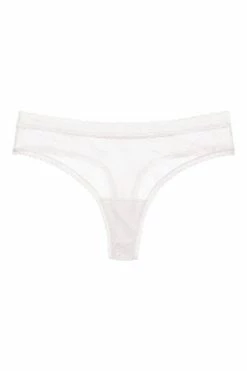 Bliss Allure One-Size Lace Thong -Natori Sales Shop Bliss Allure Lace Thong White by Natori 18679.1688675985