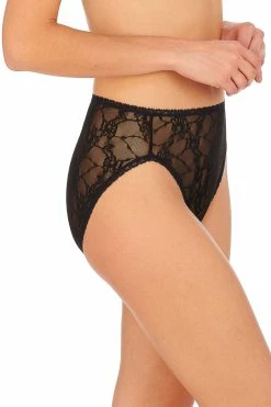Bliss Allure One-Size Lace French Cut Brief 45 Bliss Allure One-Size Lace French Cut Brief -Natori Sales Shop Bliss Allure One Size Lace French Cut Brief Black by Natori 2 11718.1682021411