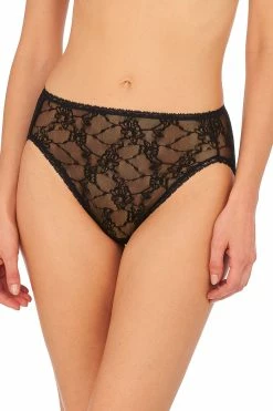 Bliss Allure One-Size Lace French Cut Brief 44 Bliss Allure One-Size Lace French Cut Brief -Natori Sales Shop Bliss Allure One Size Lace French Cut Brief Black by Natori 31890.1682021410