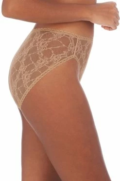 Bliss Allure One-Size Lace French Cut Brief 42 Bliss Allure One-Size Lace French Cut Brief -Natori Sales Shop Bliss Allure One Size Lace French Cut Brief Cafe by Natori 5 55785.1682021405