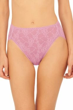 Bliss Allure One-Size Lace French Cut Brief 3-Pack -Natori Sales Shop Bliss Allure One Size Lace French Cut Brief Freesia by Natori 61980.1684359209