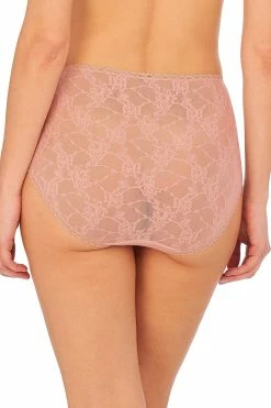 Bliss Allure One-Size Lace French Cut Brief 37 Bliss Allure One-Size Lace French Cut Brief -Natori Sales Shop Bliss Allure One Size Lace French Cut Brief Rose Beige by Natori 3 17205.1682021392