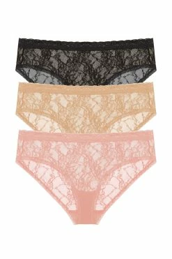 Bliss Allure One-Size Lace Girl Brief 3-Pack