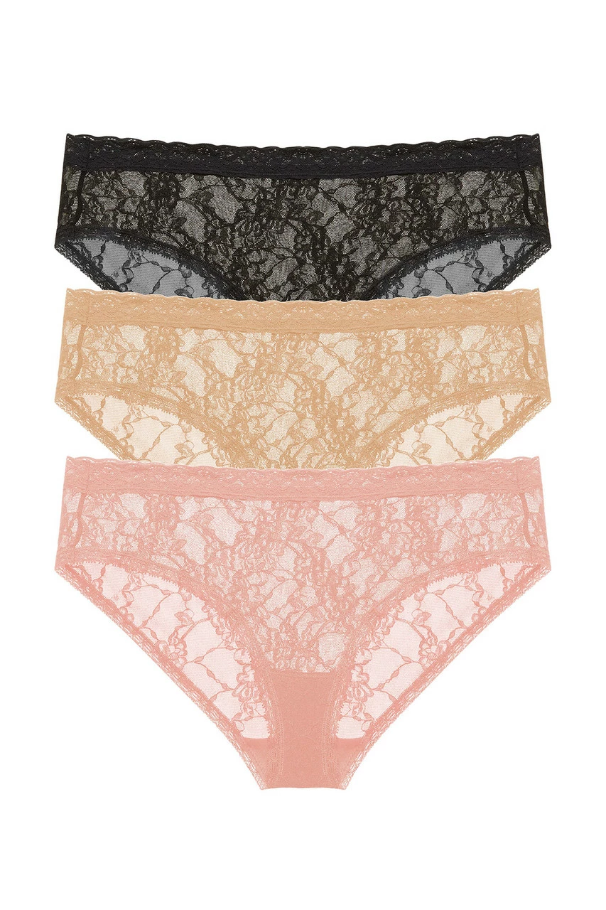 Bliss Allure One-Size Lace Girl Brief 3-Pack 1 Bliss Allure One-Size Lace Girl Brief 3-Pack
