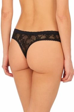 Bliss Allure One-Size Lace Thong -Natori Sales Shop Bliss Allure One Size Lace Thong Black by Natori 3 11012.1682021868