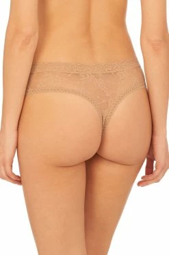 Bliss Allure One-Size Lace Thong -Natori Sales Shop Bliss Allure One Size Lace Thong Cafe by Natori 3 90922.1682021861