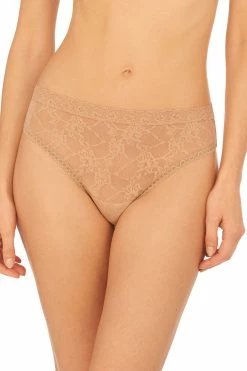 Bliss Allure One-Size Lace Thong -Natori Sales Shop Bliss Allure One Size Lace Thong Cafe by Natori 30119.1682021856