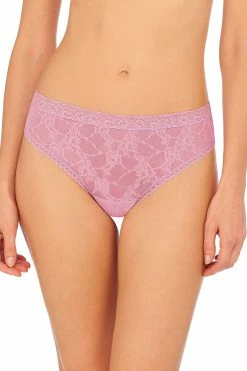 Bliss Allure One-Size Lace Thong 3-Pack -Natori Sales Shop Bliss Allure One Size Lace Thong Freesia by Natori 04985.1684360004