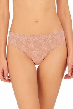 Bliss Allure One-Size Lace Thong 3-Pack -Natori Sales Shop Bliss Allure One Size Lace Thong Rose Beige by Natori 90905.1684359911
