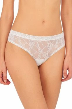 Bliss Allure One-Size Lace Thong -Natori Sales Shop Bliss Allure One Size Thong White by Natori 6 45491.1686939179